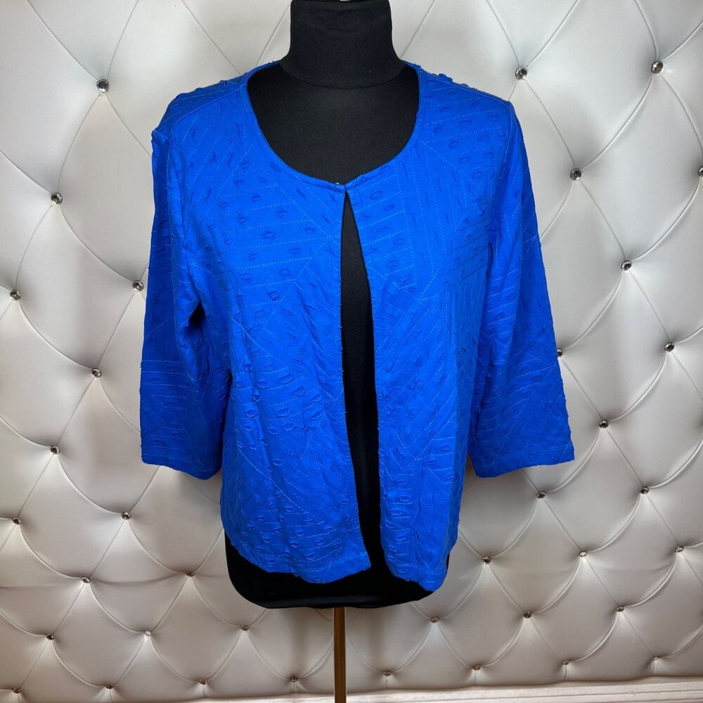Chico's Elegant Blue Women's Jacket